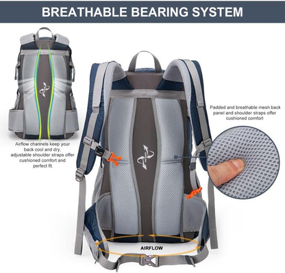 MOUNTAINTOP 25L/40L Hiking Backpack,Lightweight Travel Backpack for Men Women Outdoor Backpacking, Camping