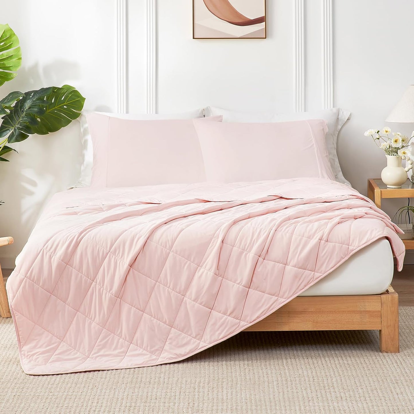 Cozy Bliss Cooling Blanket for Hot Sleepers, Q-Max 0.4 Cooling Comfort King Size, Cold Blankets for Night Sweats Sleeping, Ultra-Cool Lightweight Breathable Summer Blanket for Bed
