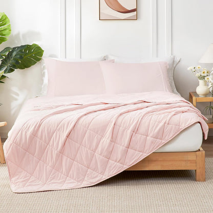 Cozy Bliss Cooling Blanket for Hot Sleepers, Q-Max 0.4 Cooling Comfort King Size, Cold Blankets for Night Sweats Sleeping, Ultra-Cool Lightweight Breathable Summer Blanket for Bed