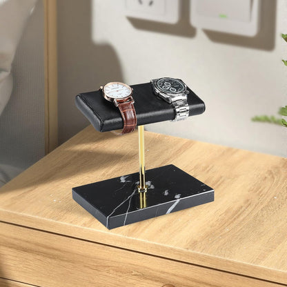 LYS&LYX Watch stand watch display stand watch holder watch Handcrafted watch holder (2--black/glod/black)