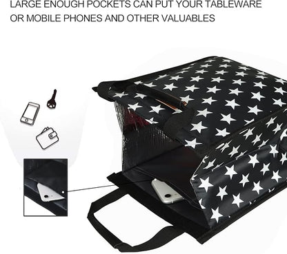 Lunch Bags for Women Insulated Reusable Lunch Tote - Image 6