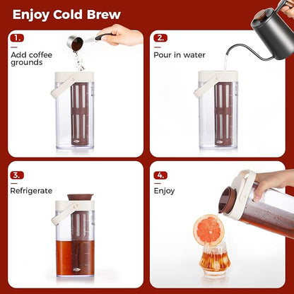 IKAPE 33.8oz Cold Brew Coffee Maker - Image 3