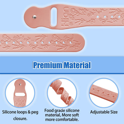 Hion Motion Sickness Bracelets Sea Sickness Wristbands for Motion Sickness/Morning Sickness/Pregnancy Nausea Anti Nausea Wristband Acupressure Nausea Bands Motion Sickness Bands（3Pairs-Pink）