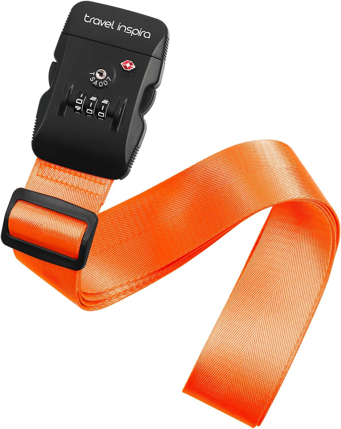 Travel Inspira Luggage Straps for Suitcases with TSA Lock, Protect Your Luggage Anti-Burst, High Visibility Color, Easy to Identify Luggage Adjustable Heavy Duty Belt for 20-32 Inch Suitcases