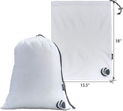 Cipway - 5 Set Compression Packing Cubes for Travel, Ultralight Packing Organizers for Luggage Suitcase & Backpack (White), L