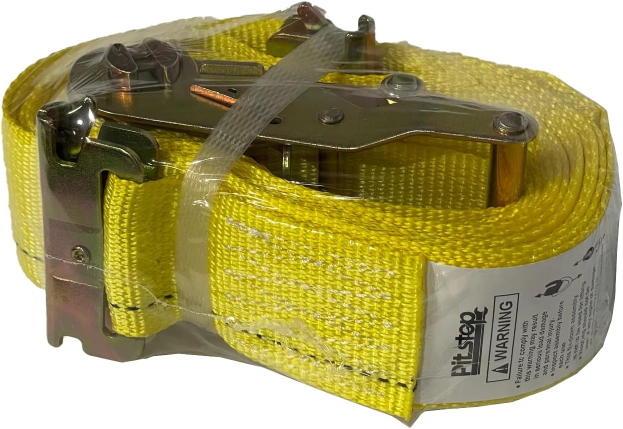 8 Pack Ratchet Strap 2" x 16' E Track Heavy-Duty Cargo Tie Downs 4400LBS