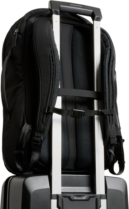 Bellroy Transit Travel Pack Pro (30–38 liter carry-on travel backpack, with laptop sleeve, RFID protection and zip bottle pocket) - Black