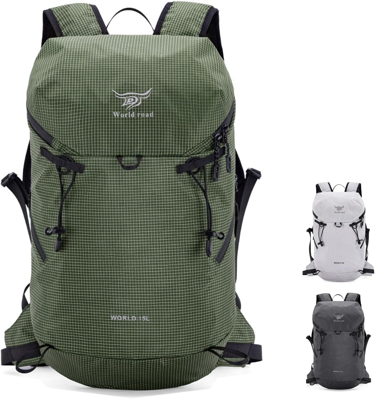 15L Hydration Backpack with 2L Water Bladder Water Backpack for Women, , Lightweight & Comfortable Running Vest for Running, Hiking, Cycling, Climbing, Camping, Biking,Rave