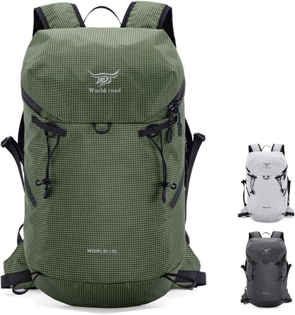 15L Hydration Backpack with 2L Water Bladder Water Backpack for Women, , Lightweight & Comfortable Running Vest for Running, Hiking, Cycling, Climbing, Camping, Biking,Rave