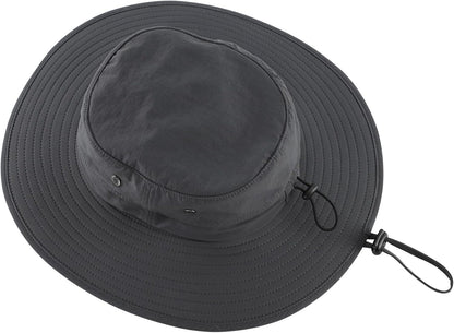 Home Prefer UPF50+ Mens Sun Hat Wide Brim Fishing Hat Sun Protection Beach Gardening Bucket Hat for Men Women