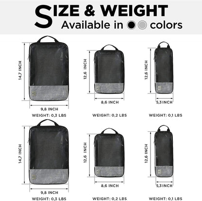 VASCO Compression Packing Cubes for Travel