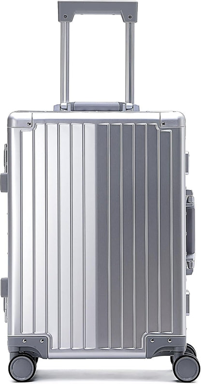 YYW Aluminum Carry-On Luggage Airline Approved Lightweight Suitcase by YYW