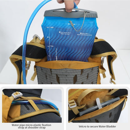 Hiking Hydration Backpack with 3l Water Bladder for Women and Men 25L Water Backpack for Hiking, Cycling, Climbing, Camping