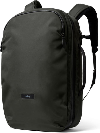 Bellroy Transit Travel Pack Pro (30–38 liter carry-on travel backpack, with laptop sleeve, RFID protection and zip bottle pocket) - Olive