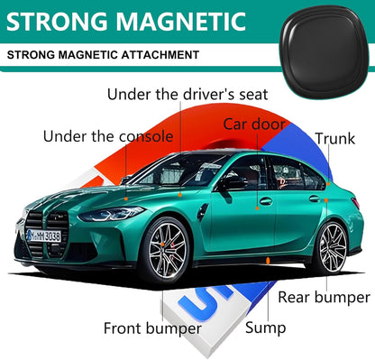 GPS Tracker for Vehicles,Mini Portable Magnetic Car GPS Tracking,Full Global Coverage Location GPS Tracker for Kids,Dogs,No Subscription Required/No Monthly Fee/No SIM Card Required