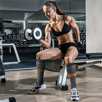 CHARMKING Compression Socks for Women & Men Circulation (3 Pairs) 15-20 mmHg is Best Support for Athletic Running Cycling