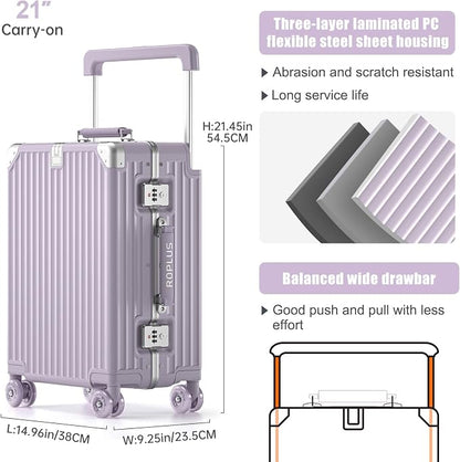 Aluminium Frame Checked-Luggage - Image 6