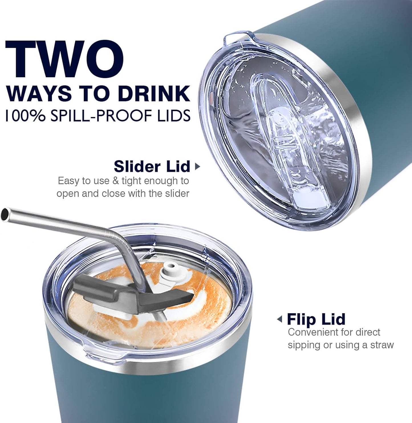 30 oz Tumbler Cup with Lids and Straws, 100% Leak-Proof, Cupholder Friendly Insulated Cup with Straw, Double Wall Powder Coated Stainless Steel Tumbler, Ideal Gift for All Occasions (Boss)