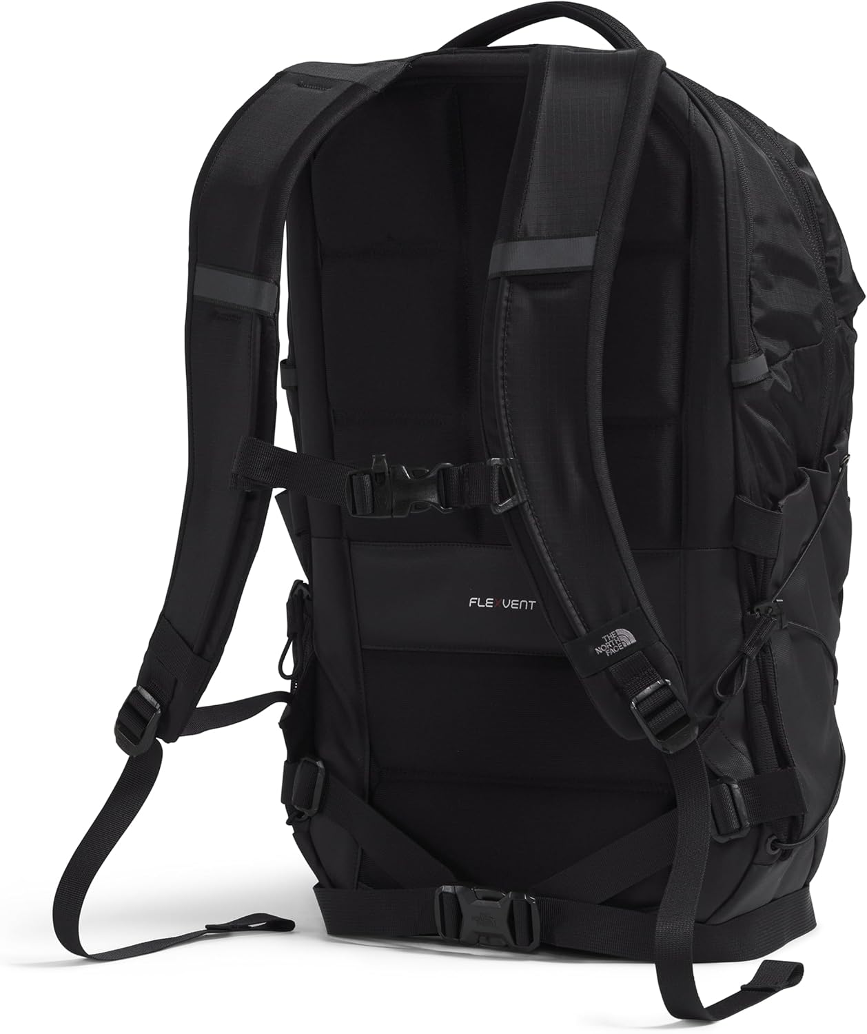 THE NORTH FACE Borealis Commuter Laptop Backpack | Water Repellent Finish, 16" Laptop Sleeve, Large Main Compartment for Everyday Carry, TNF Black U Borealis Patch/TNF White, One Size