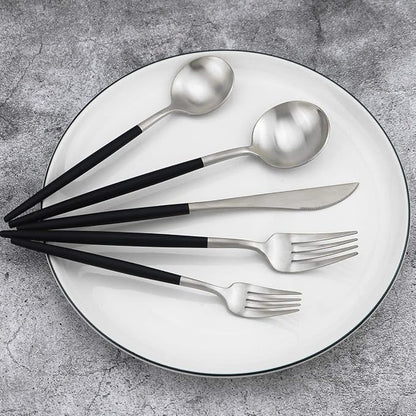 Gugrida 20-Piece 18/10 Stainless Steel Flatware Silverware, Luxury Dinnerware - Image 5
