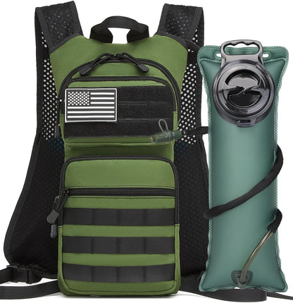 ATBP Insulated Hydration Pack Hiking Water Backpack Running Vest with 3L TPU Bladder Bag for Marathon Cycling Men