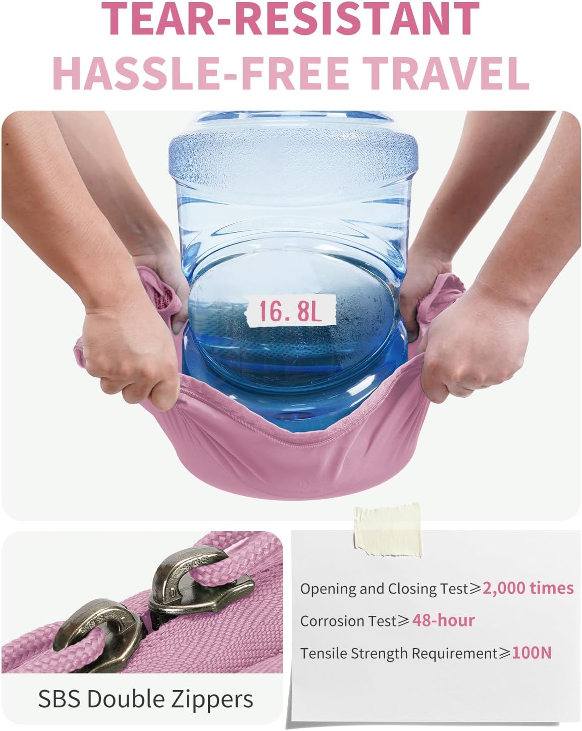 ECOHUB 4 Set /6 Set Packing Cubes for Travel Durable Suitcase Organizer Bags Set with Personalized Tag Various Sizes Travel Essentials Traveling Accessories for Luggage Machine Washable