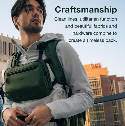 Osprey Archeon Commuter Chest Rig Bag, Black