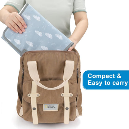 Accmor Portable Diaper Changing Pad, Waterproof Baby Changing Mat, Foldable Travel Diaper Changing Pads for Baby, Baby Essentials Shower Registry Gifts