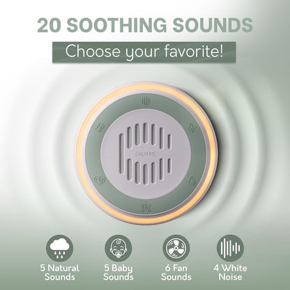 2-Pack Calm Me White Noise Sound Machine for Office Privacy & Noise Canceling, Plug in Fan Noise Machine for Therapy Offices, Healthcare Practices, Clinics & Education, Noise Maker with 20 Sounds.