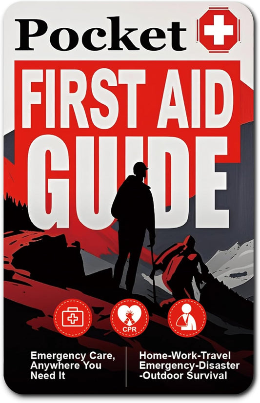 Tiny Pocket First Aid Guide EDC Emergency First Aid Kit for Anywhere Fully Waterproof