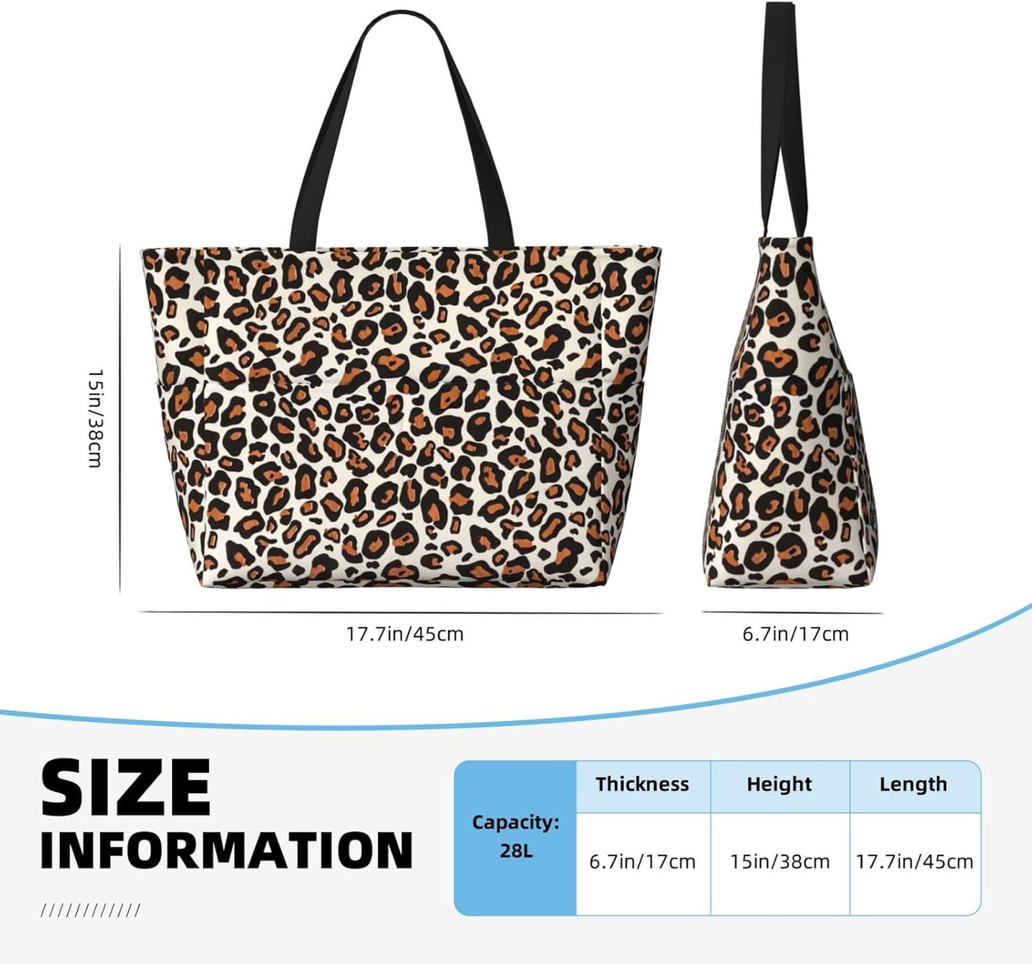 Waterproof Beach Tote Pool Bags for Women Ladies Extra Large Gym Tote Bag for Weekender Travel with Small Pouch