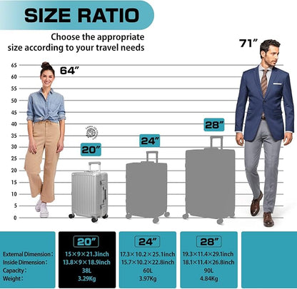 AnyZip Carry On Luggage - Image 3