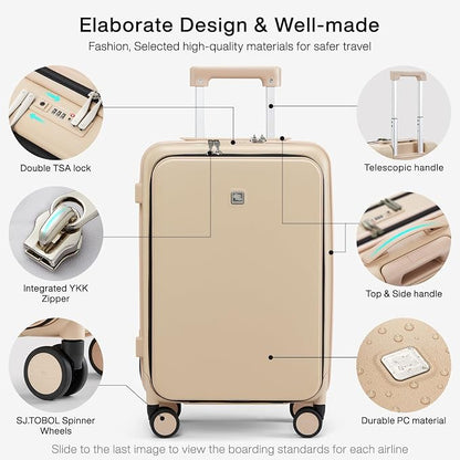 Hanke Grace Carry On Luggage - Image 3