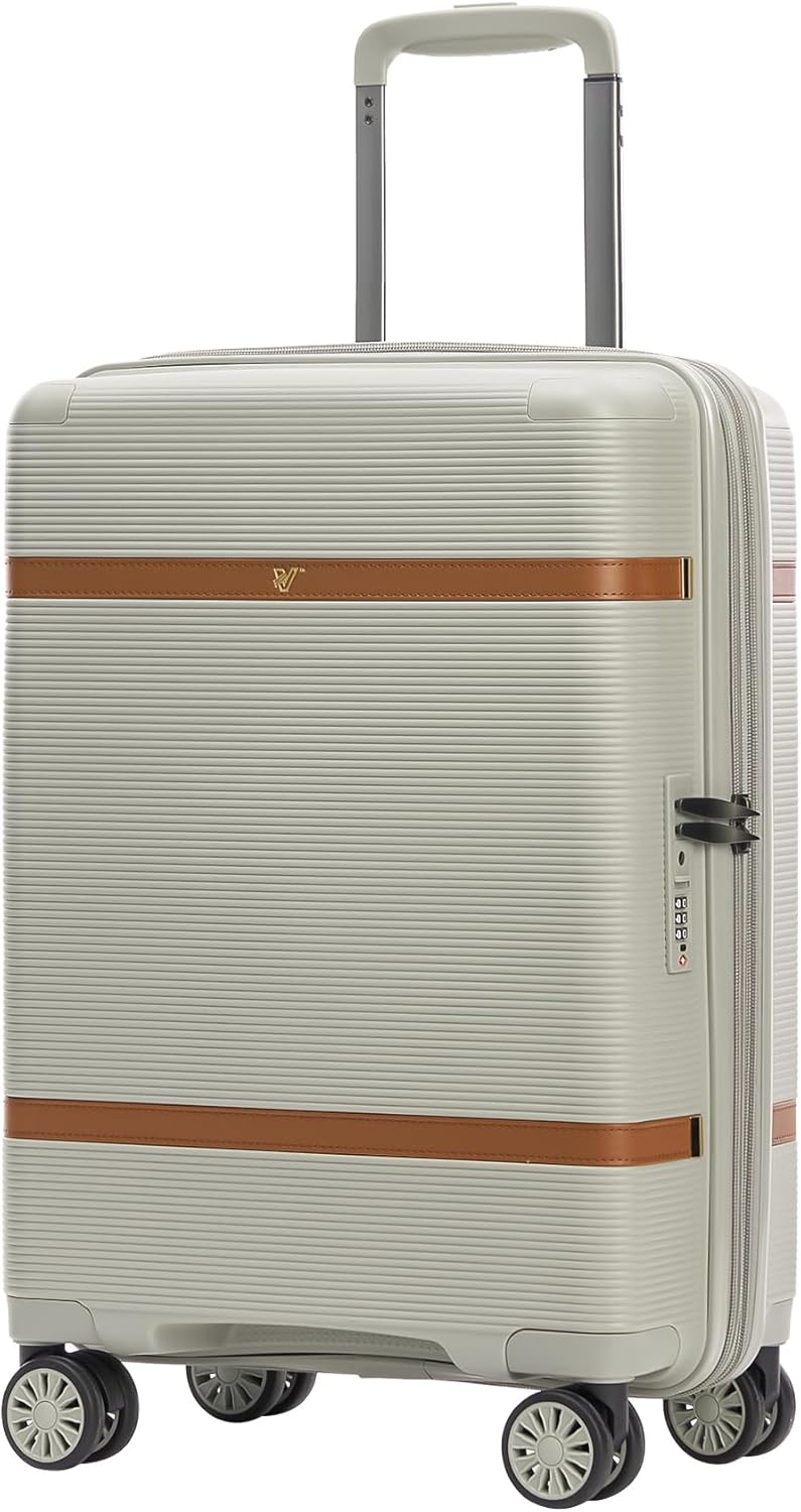 Verage Florence Hardside Carry-On Luggage with Spinner Wheels, Lightweight Expandable Suitcase with TSA Lock, Artist-Inspired Stylish Travel Luggage for Women, 20-Inch, Sage Mist