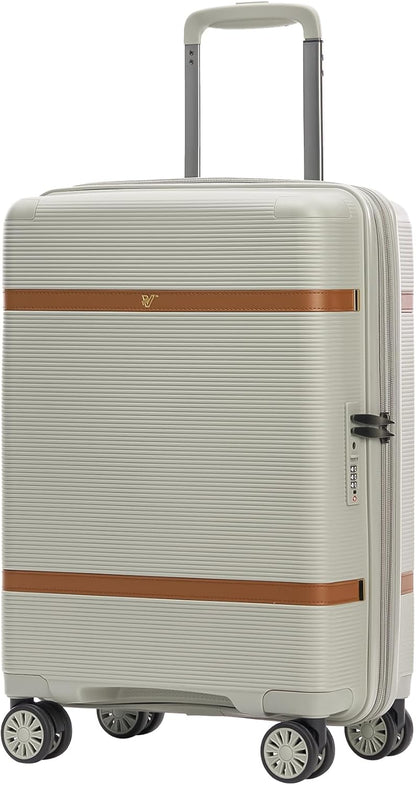 Verage Florence Hardside Carry-On Luggage with Spinner Wheels, Lightweight Expandable Suitcase with TSA Lock, Artist-Inspired Stylish Travel Luggage for Women, 20-Inch, Sage Mist