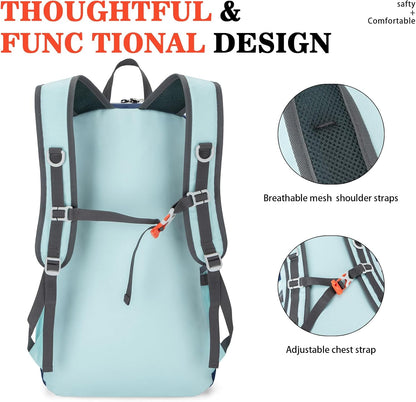 Hiking Backpack,Large 35L Travel Backpacks for Men Women,Water Resistant Ultra Lightweight Foldable Packable Camping Daypack for Outdoor Sports