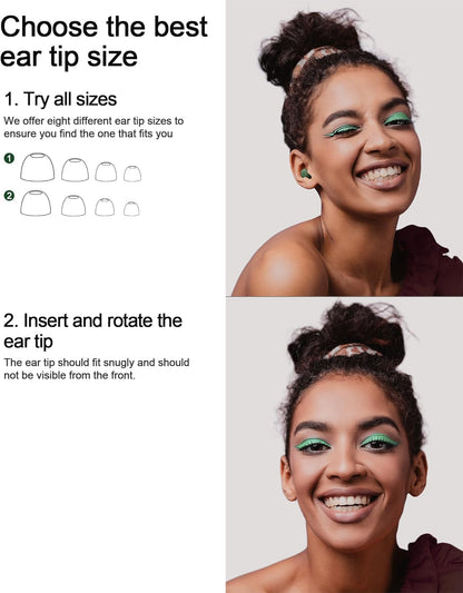 45dB Ear Plugs for Sleeping 0.1oz Ultra-Comfy Noise Cancelling Ear Plugs for Concerts, Deep Focus, Travel, Noise Reduction Ear Plug with 8 Ear Tips Reusable Earplugs with Carry Case Green