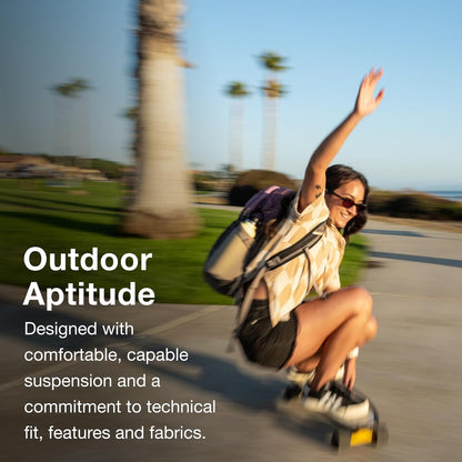 Osprey Tropos Laptop Backpack, Tungsten Soundwave/Grey Heather