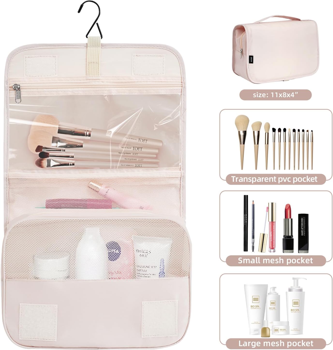 BAGAIL 6 Set/8 Set/10 Set Packing Cubes Various Sizes Packing Organizer for Travel Accessories Luggage Carry On Suitcase