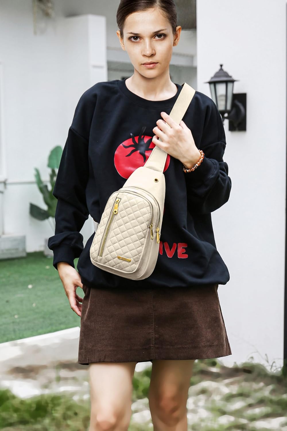 Small Sling Bag For Women Men Casual Crossbody Sling Backpack