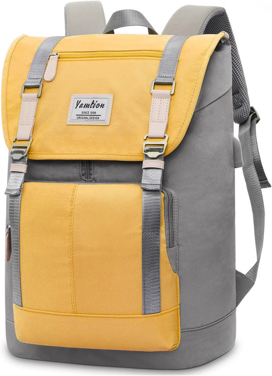 17" Laptop Backpack for Girls & Boys Teens, College Bookbag High School Backpack with USB Charging Port for Women & Men