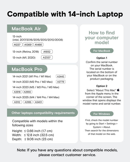 MOFT Laptop Carry Sleeve, 2-in-1 Laptop Bag & Stand for 14" MacBook Air/Pro & Dell/HP/Lenovo/Asus, Stylish Slim Computer Sleeve Bag with Expandable Storage for Computer Accessories, Sienna Brown