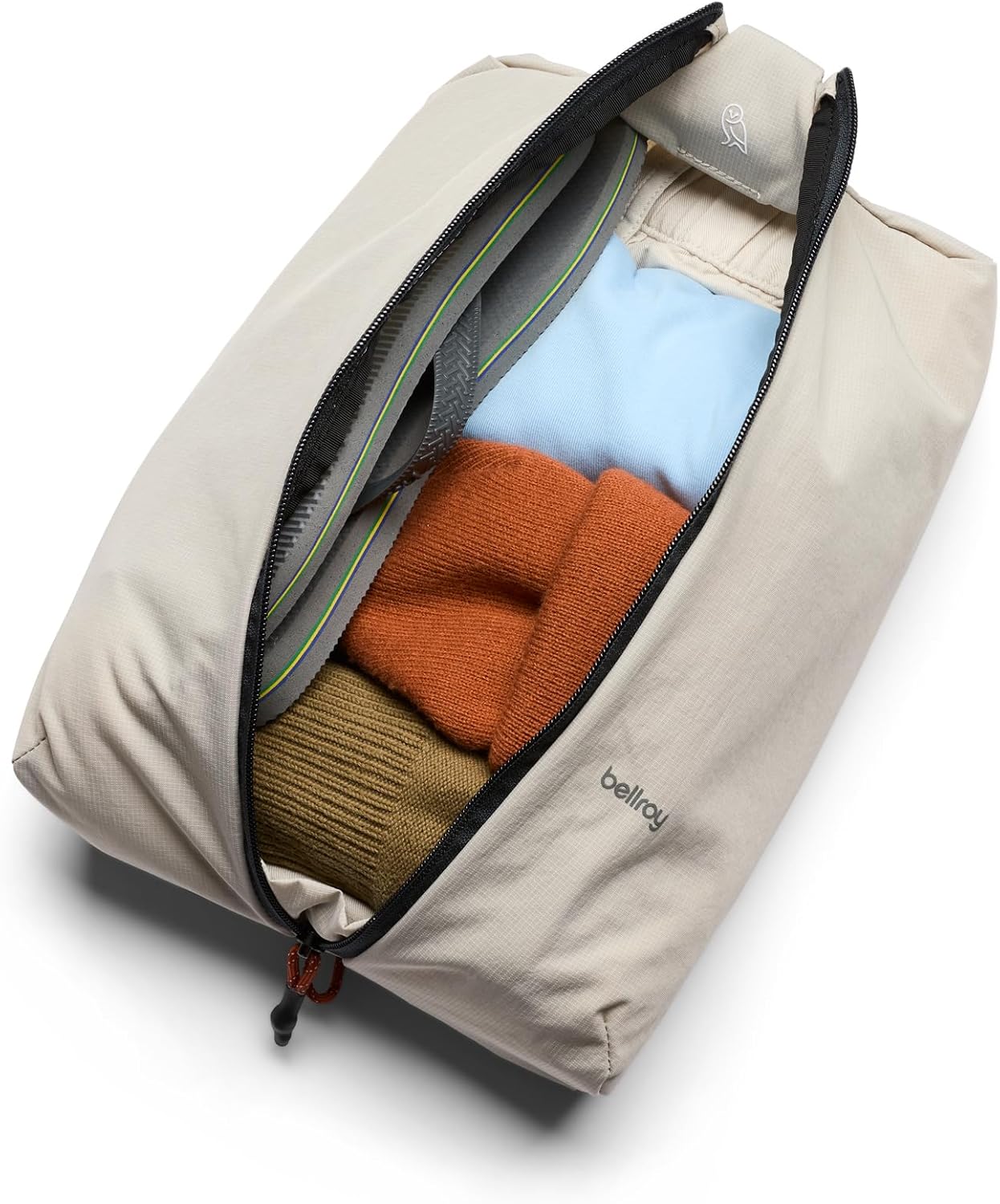 Bellroy Lite Packing Caddy 8L (Travel Organizer Packing Cube, Zip-up Storage Solution for Travel Near or far) - Ash