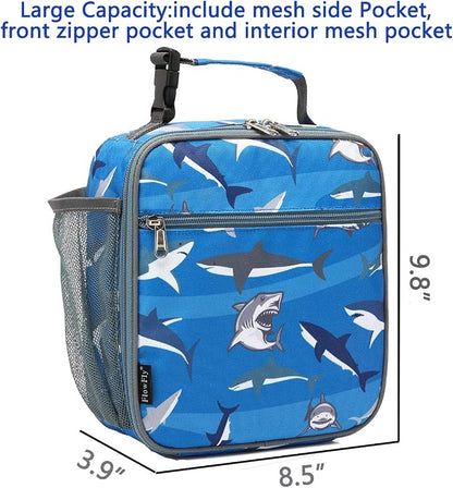 FlowFly Kids Lunch box Insulated Soft Bag Mini Cooler Back to School Thermal - Image 3