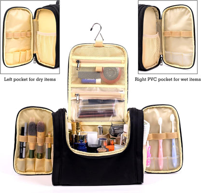 Hanging Toiletry Bag For Women And Men Large Travel Cosmetic Makeup Bags Organizer Water Resistant Shower Bag