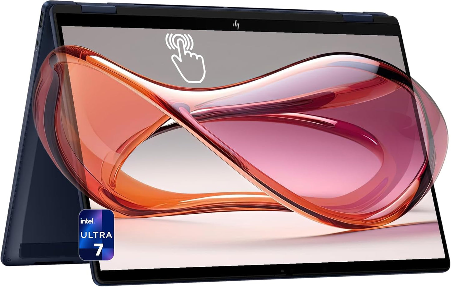 HP OmniBook X Flip 2-in-1 Copilot+ Laptop, Intel Ultra 7-256V, 16 GB LPDDR5x RAM, 2 TB PCIe SSD, 14" 2K (1920x1200) Touchscreen, Intel Arc 140V, Backlit Keyboard, W11 Home, Atmospheric Blue