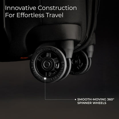 Briggs & Riley Cabin Spinner - Carry On Luggage for Travel, Suitcases with Wheels, Softside Rolling Bag for Men & Women, Fits Under Plane Seat, Telescoping Handle - ZDX Collection, Canyon