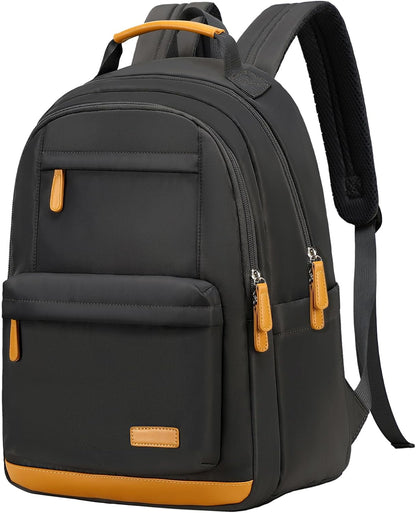 mygreen Stylish and Multifunctional Women's Laptop Backpack - The Perfect Blend of Elegance and Practicality Dark Grey