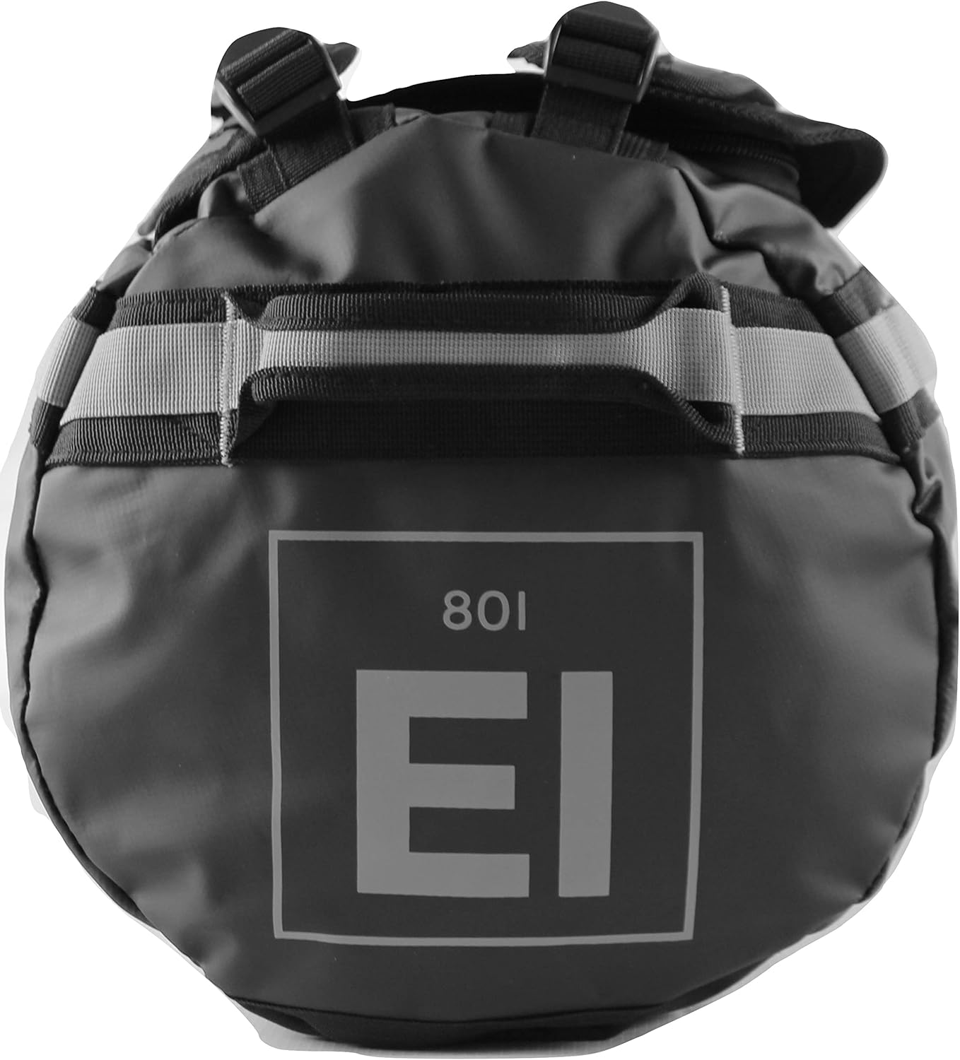 Element Equipment Trailhead Duffel Bag Shoulder Straps Waterproof Black/Grey Small