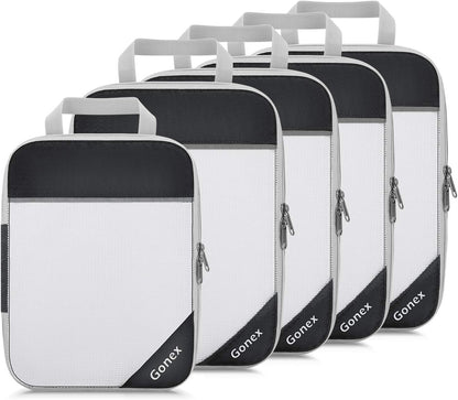 Compression Packing Cubes, Gonex Extensible Storage Mesh Bags Organizers